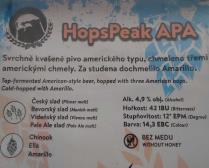 pivo Medojed HopsPeak APA 12°