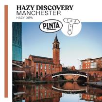 pivo PINTA Hazy Discovery Manchester - NEIPA