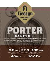pivo Porter Bałtycki 22°