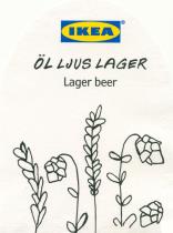 pivo IKEA Öl Ljus Lager - světlý ležák
