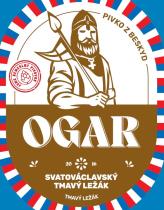 pivo Ogar Svatováclavský Tmavý Ležák 14°