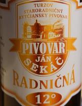 pivo Radničná 12° Světlý Ležák