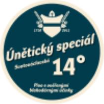 pivo Únětický speciál Svatováclavská 14°