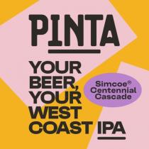 pivo Your Beer: Your West Coast IPA Simcoe, Centennial-