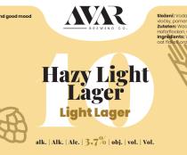 pivo Avar Hazy Light Lager 10°