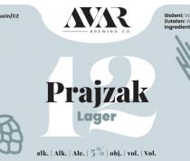 pivo Avar Prajzak - světlý ležák 12°