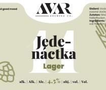 pivo Avar Jedenactka - světlý ležák 11°