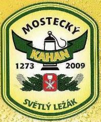 pivo Mostecký Kahan 12° světlý ležák