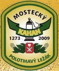 pivo Mostecký Kahan 12° polotmavé