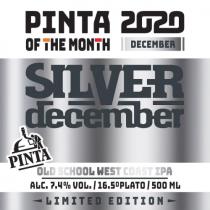 pivo PINTA Silver December - West Coast IPA 16°