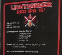 pivo Lightsabeer - Red IPA 15°