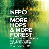 pivo More Hops & More Forest - West Coast IPA 