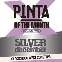 pivo PINTA Silver December 2024 - West Coast IPA 16°