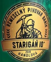 pivo Starigáň - světlé výčepní 10°