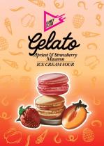 pivo Gelato: Apricot & Strawberry Macaron 18°