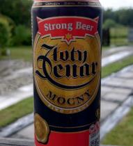 pivo Złoty Denar Mocny - světlé silné