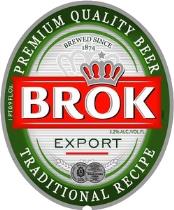 pivo Brok Export - světlý ležák