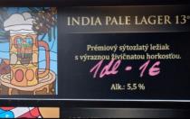 pivo India Pale Lager 13°