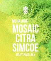 pivo Mlha #001 MOSAIC CITRA SIMCOE - Hazy Pale Ale