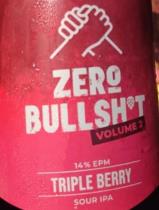 pivo Zero Bullshit Volume 2 – Triple Berry - Sour 14°