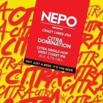 pivo Crazy Lines #54: Citra Domination - WC IPA 15°