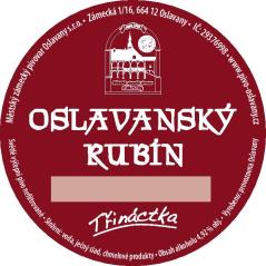 pivo Oslavanský Rubín 13°