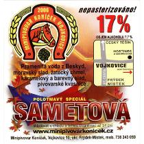 pivo Sametová - polotmavý speciál 17°