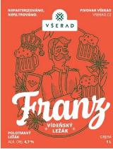 pivo Všerad - Franz 12° - polotmavý ležák 
