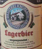 pivo Schammelsdorfer Lagerbier - světlý ležák