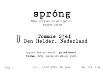 pivo Spróng - Wild Ale