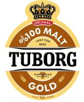 pivo Tuborg Gold - Světlý ležák