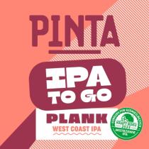 pivo IPA To GO: Plank - West Coast IPA