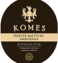 pivo Komes Porter Bałtycki Amburana 21°