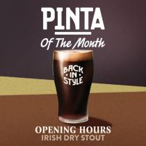 pivo PINTA Opening Hours - Stout