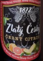 pivo Zlatý Český Černý Citrus