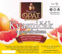 pivo Opat Kvasničák s grapefruitem
