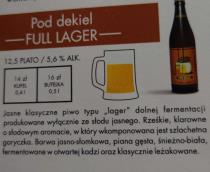 pivo Pod Dekiel - Světlý ležák 12°