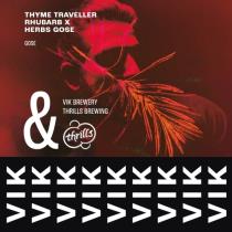pivo THYME TRAVELER / Rhubarb Gose COLLAB Thrills