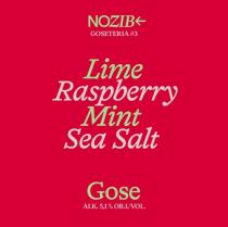 pivo GOSETERIA #3 Lime + Raspberry + Mint + Sea Salt