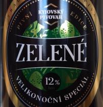 pivo Kyjovské Zelené - Světlý ležák 12°