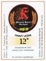 pivo Keras tmavý ležák 12°
