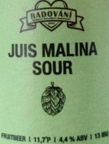 pivo Juis Malina Sour 11°