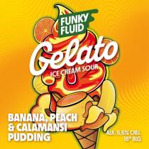 pivo Gelato: Banana Peach & Calamansi Pudding