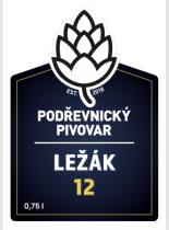 pivo Podrevnický Ležák 12°