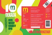 pivo Dekada Rye West Coast IPA