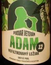 pivo Pivovar Veterán Adam 12°