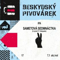 pivo Sametová sedmnáctka