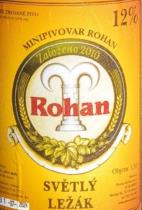 pivo Rohan Svetlý ležák 12°