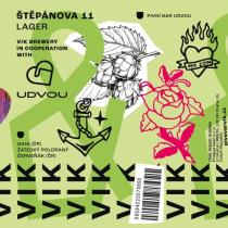 pivo Štepánova 11 - Wet Lager Vik & UDVOU
