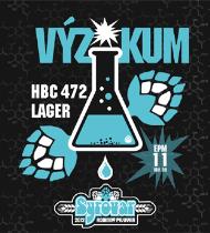 pivo Výzkum – HBC 472 svetlý ležák 11°